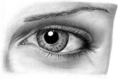 铅笔手绘写实眼睛